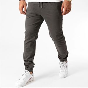 Jack and Jones charcoal gray Jivega Jogger Pant